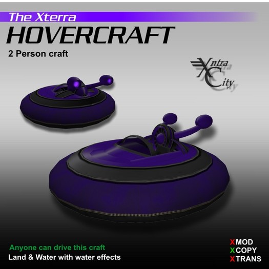 Hovercraft V.1.4 - Purple - Xterra Hovercrafts