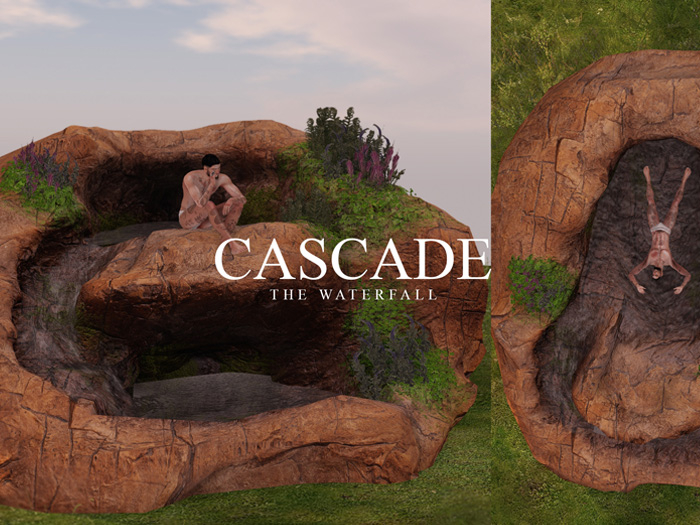 WITHOUT ANIM : CASCADE waterfall by Sources