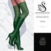 [S&C] Kendall Boots - Green • Lara • LaraX • Legacy • Prima • Reborn