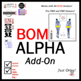 BOM Add-on Alpha L84-88 Crotch Boyshort Pack