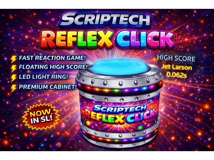 Second Life Marketplace - Scriptech Reflex Click Game – Test Your Speed ...