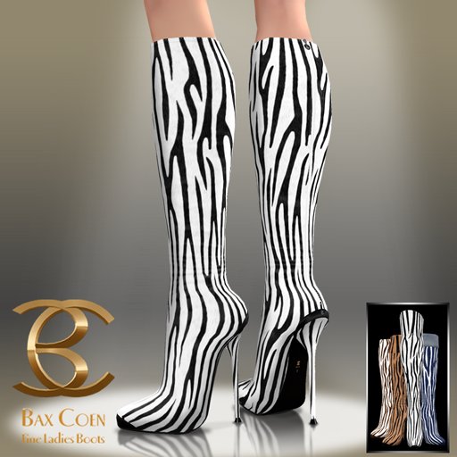BAX Prestige Boots Zebra