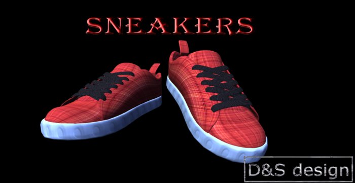 D&S design sneakers red