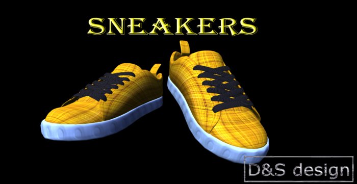 D&S design sneakers yellow