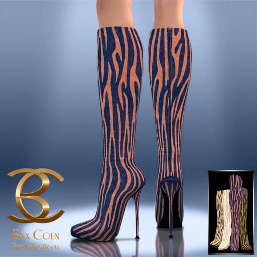 BAX Prestige Boots Vogue Zebra