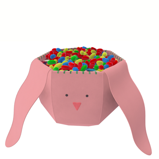 DFS Water Barrel - Bunny Candy Basket (FSB#96)