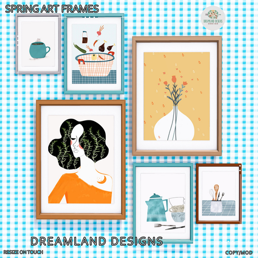 DD Spring Art Frames