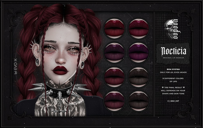 voodoo. Nocticia Lipstick Set - lel EVOX