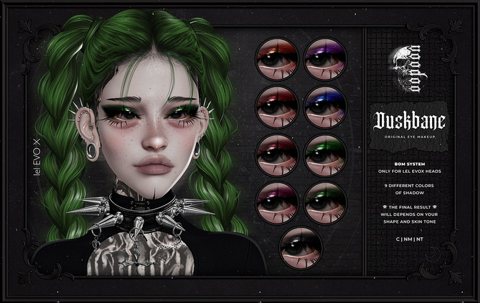 voodoo. Duskbane Eye Makeup - lel EVOX BOM