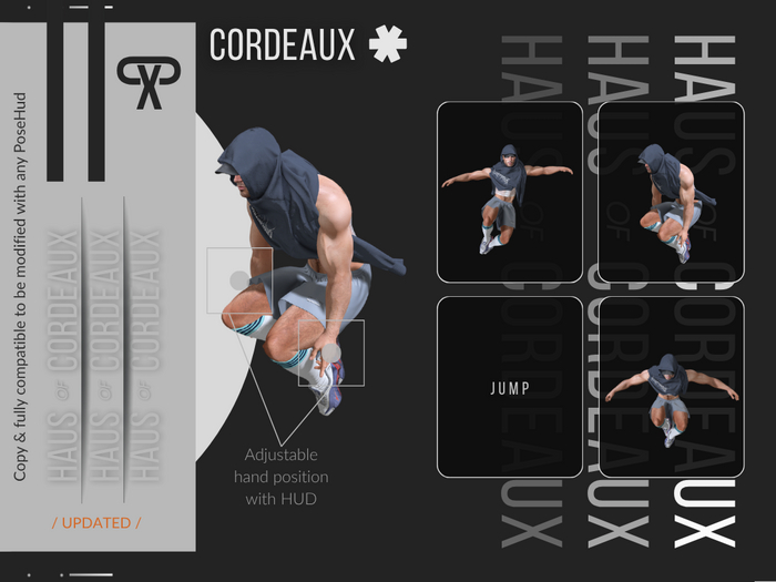 C O R D E A U X — WEDNESDAY SALE [JUMP] 5 Bento Poses