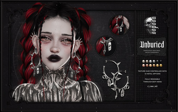 voodoo. Unburied Earrings Fatpack