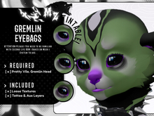 ·MAWZ· Gremlin Eye Bags 