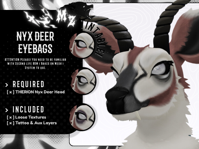 ·MAWZ· Nyx Deer Eye Bags