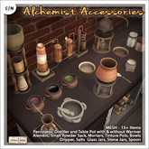 [V/W] Alchemist Accessories - 15+ Items for Alchemist and Chemistry Medieval Fantasy / Ancient Labs
