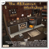 [V/W] Alchemist Workshop II - Complete Ancient Chemistry or Sorcerer Working Set - Medieval Fantasy / Renaissance