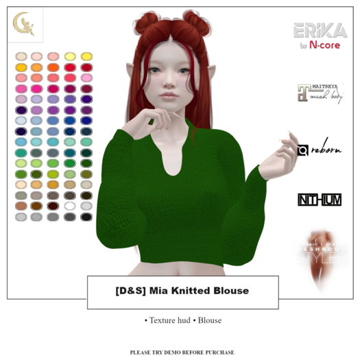 [D&S] Mia Knitted Blouse