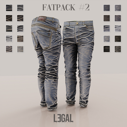 Legal Insanity - Ryker denims DIRTY FATPACK