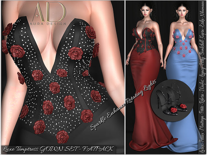 [Aura Design] Luxe Temptress GOWN SET - DEMO