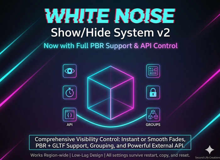 [White Noise] Hide/Show System v2