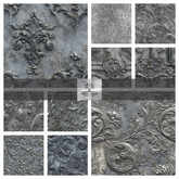 TB - GEORGIAN ROCOCO SILVER SEAMLESS