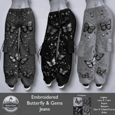 Mostyn St - Embroidered Butterfly & Gems Demo