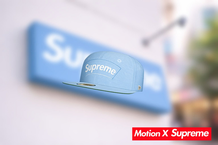 MOTION ~ Supreme Fitted Hat  (Blue)