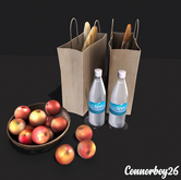 6 ionic : Groceries , apples and water STORIES FROM THE CITY 