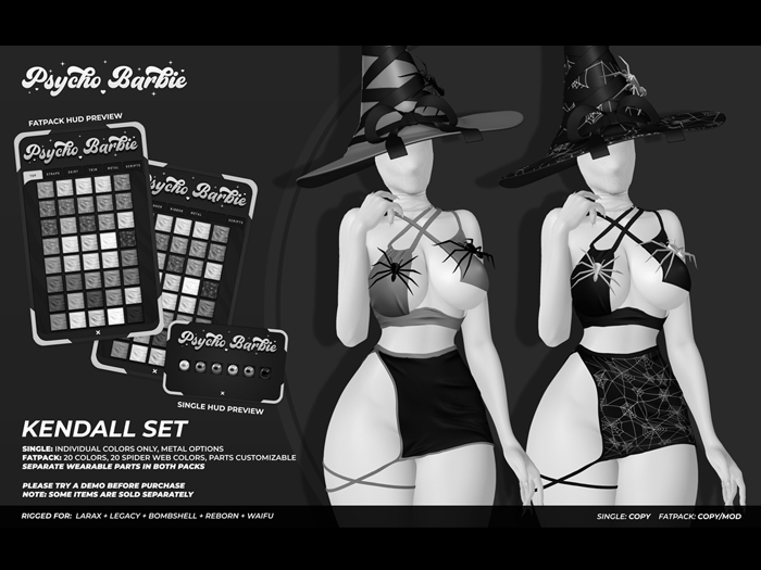 +PB+ Kendall Set - Fatpack DEMO