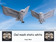 {You&Me Designs} Owl White