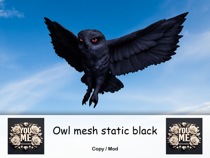 {You&Me Designs} Owl Black