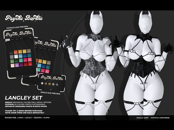 +PB+ Langley Set - Fatpack