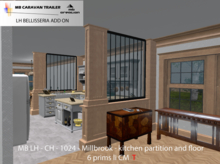 MB LH - CH - 1024 - Millbrook - kitchen partition and floor box