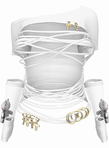 *CK* Glow top WHITE