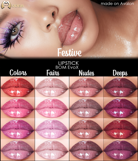 ::Modish::Festive [Fatpack] Bom EvoX Lipsticks