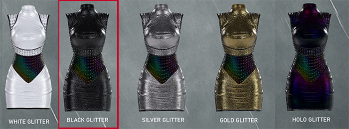 +ABYSSAL>> ASTRID BLACK GLITTER PBR