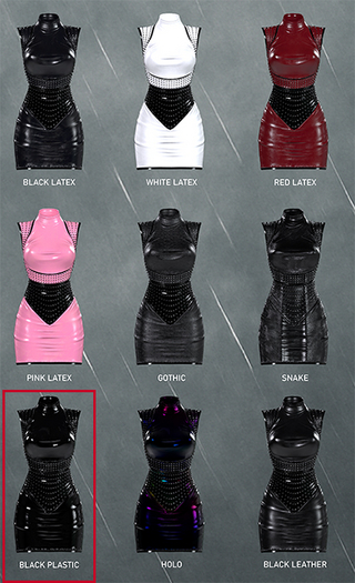 +ABYSSAL>> ASTRID BLACK PLASTIC PBR