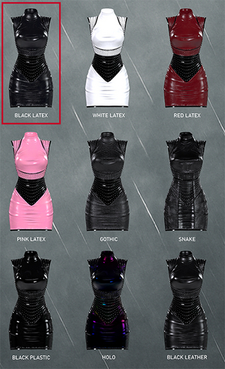 +ABYSSAL>> ASTRID BLACK LATEX PBR