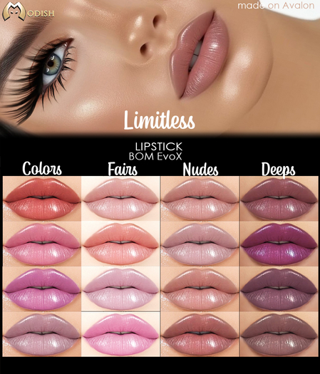 ::Modish:: Limitless [Fatpack] Bom EvoX Lipsticks