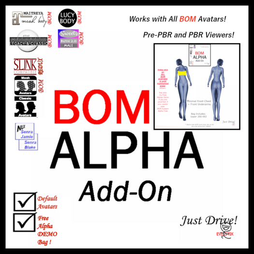 BOM Add-on Alpha U200-002 Minimal Chest and Front Underarms - Front Torso