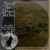 The EKC - MCSet Mineral Shard Dragons Decor (add)