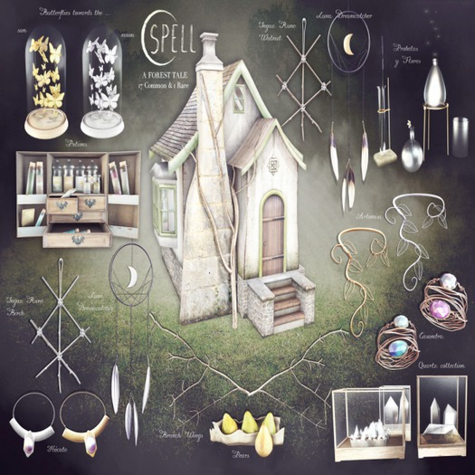 SPELL : A Forest Tale Cabin RARE