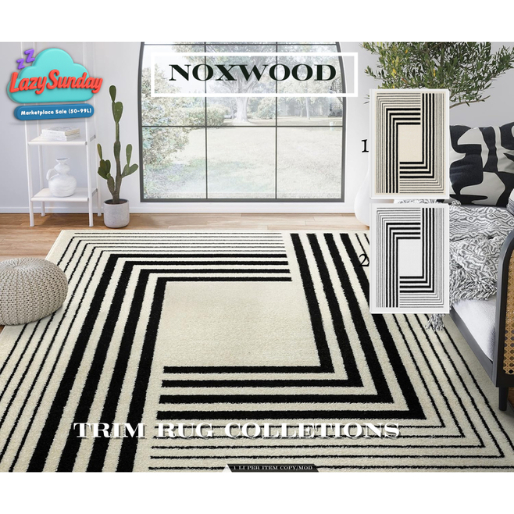 .:Noxwood:. Trim Rug Set  