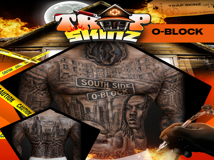 Trapskinz //  The O-Block Tat