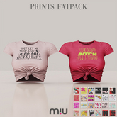 Miu - Deny tshirts PRINTS FATPACK