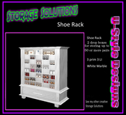 Shoe Rack Storage Solutions White