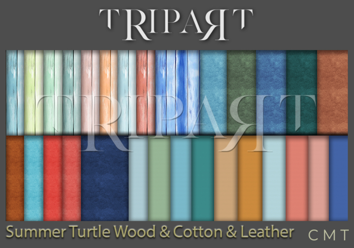 ..::TRIPART::.. Summer Turtle Wood & Cotton & Leather