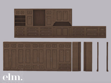 Elm. Adeline Cabinets [Oak]