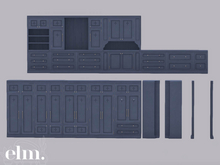 Elm. Adeline Cabinets [Navy]