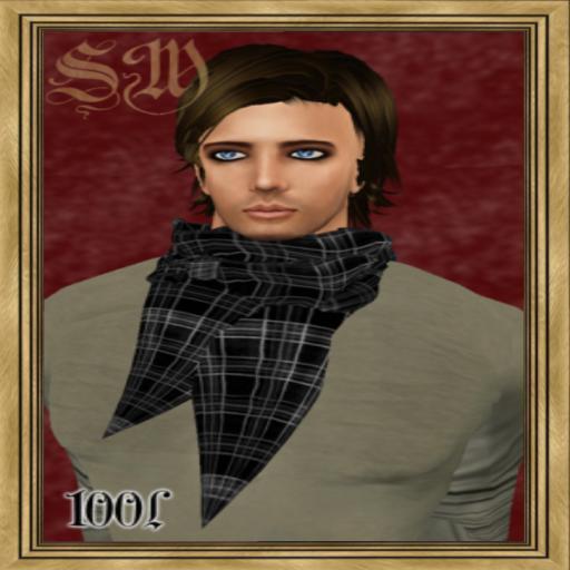.::SM::. SCARF XADREZ PRETO