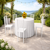 Round Table with 5 Chairs